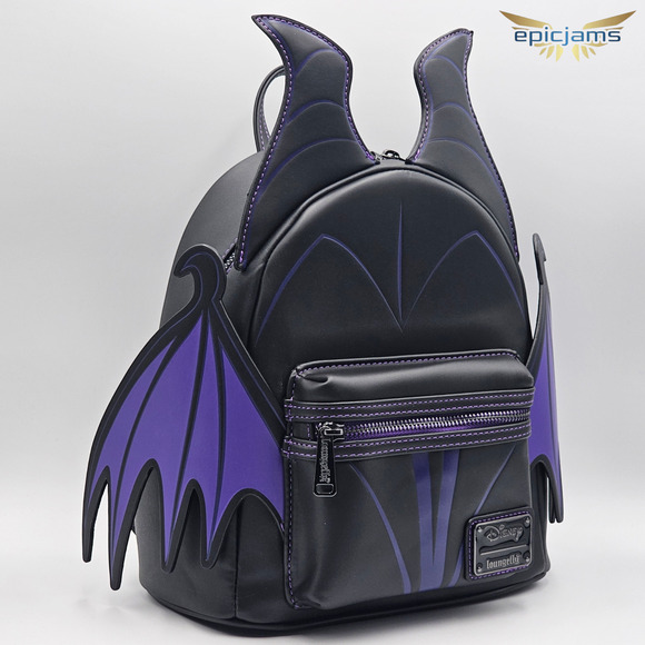Loungefly Disney Villains Sleeping Beauty Maleficent Figural Mini Backpack New